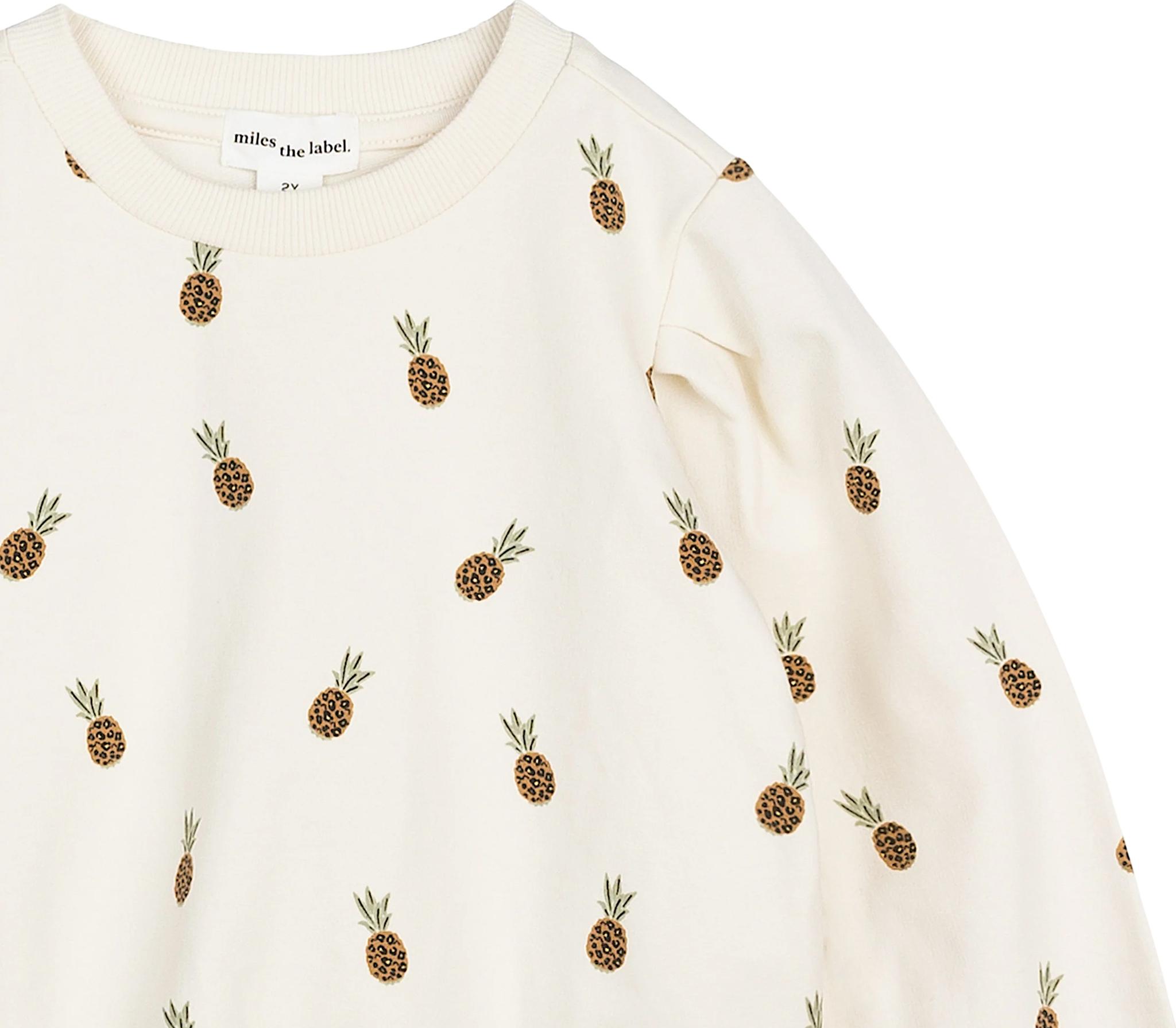 Product gallery image number 2 for product Pineapple Print Sweatshirt - Girls