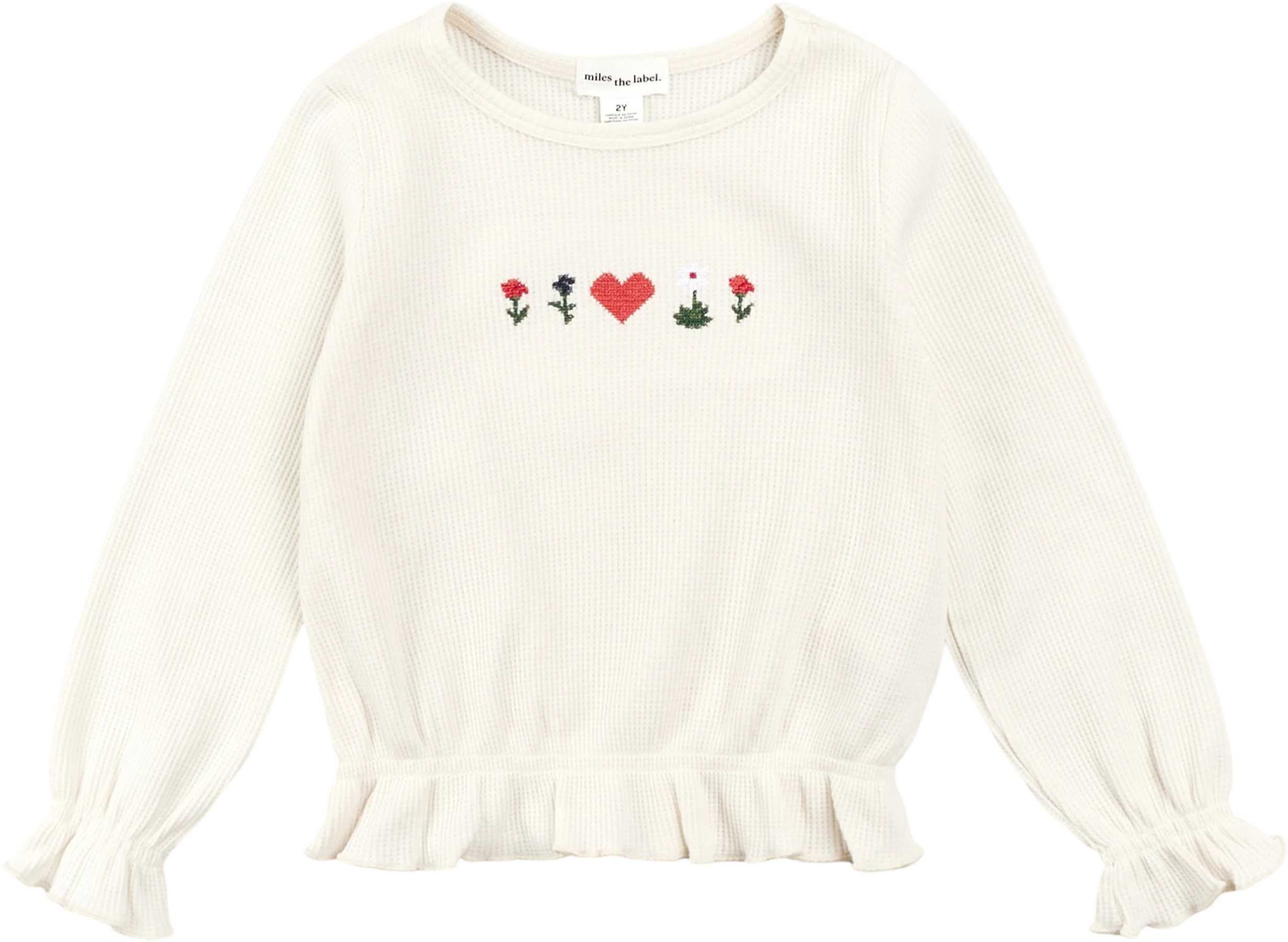 Image de produit pour Haut tricoté à manches longues - Fille