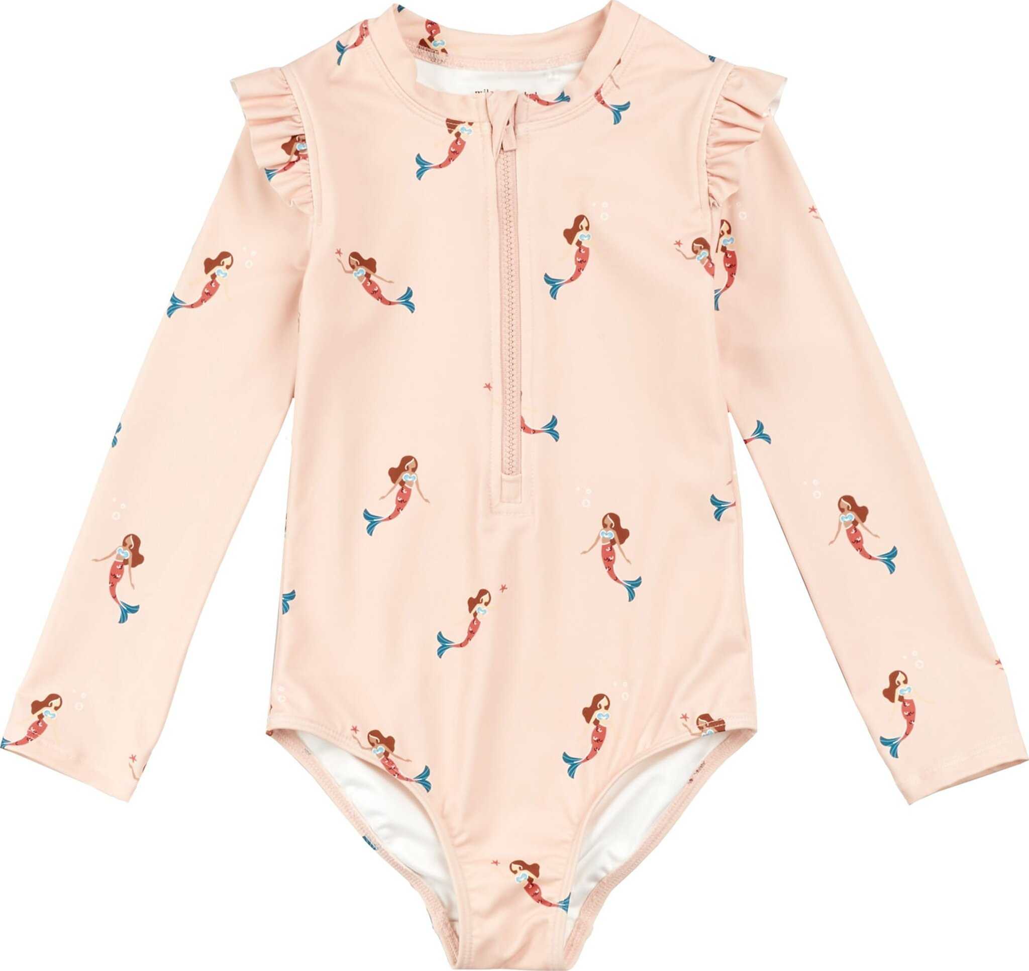 Product image for Printed Long Sleeve One Piece Swimsuit - Girls