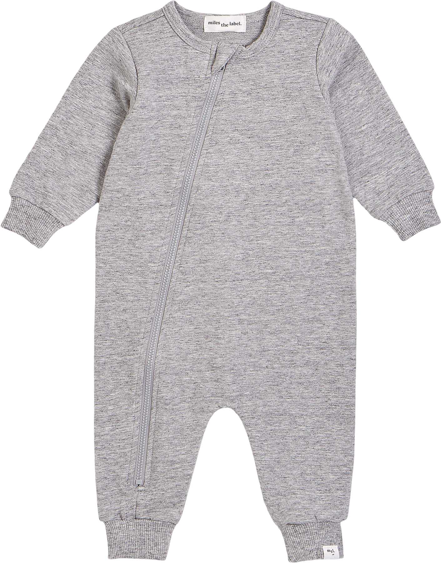 Image de produit pour Combishort gris Miles Basics Heather - Bébé