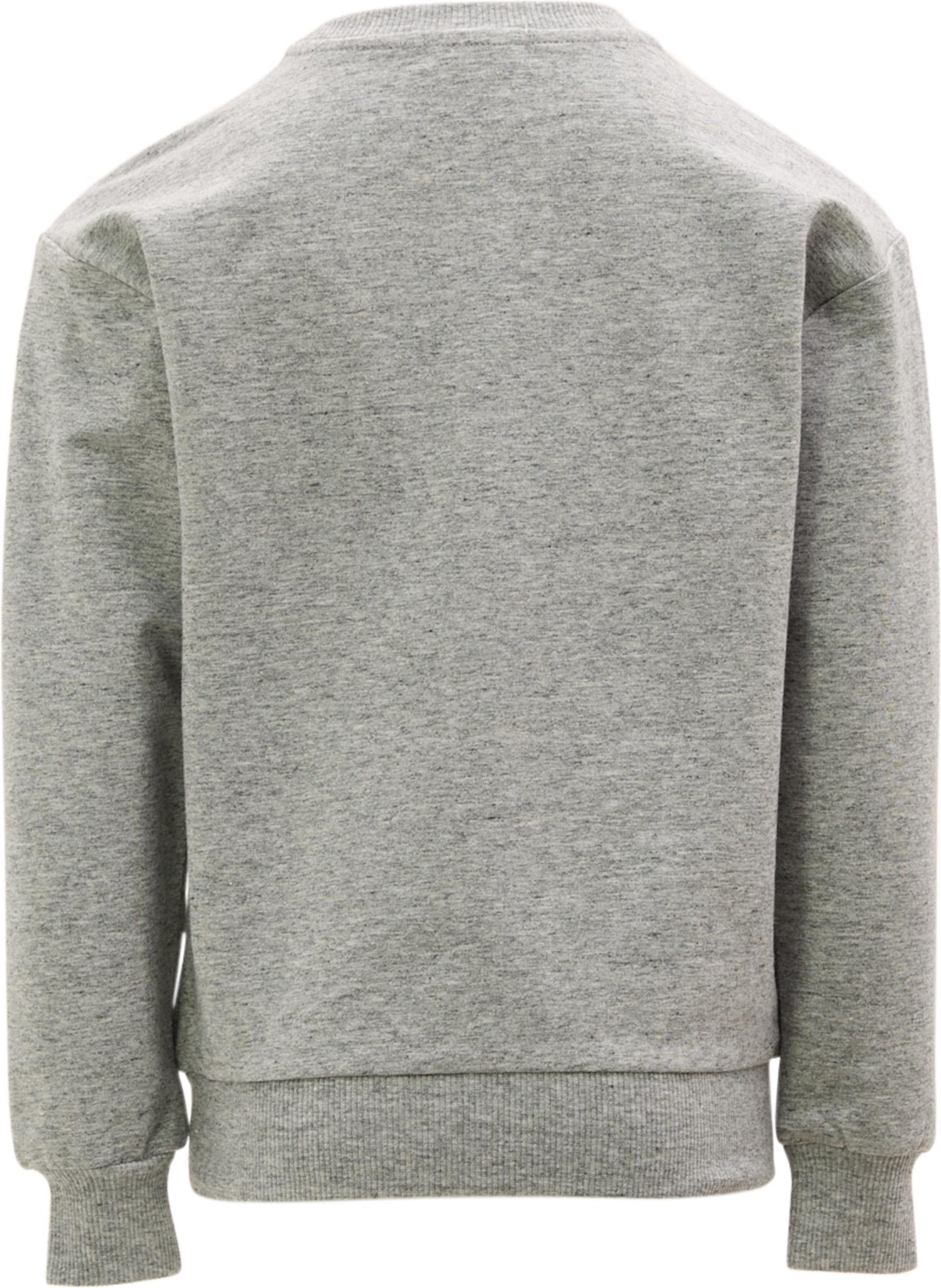 Product gallery image number 3 for product Chandail en molleton gris chiné Miles Basics - Garçon