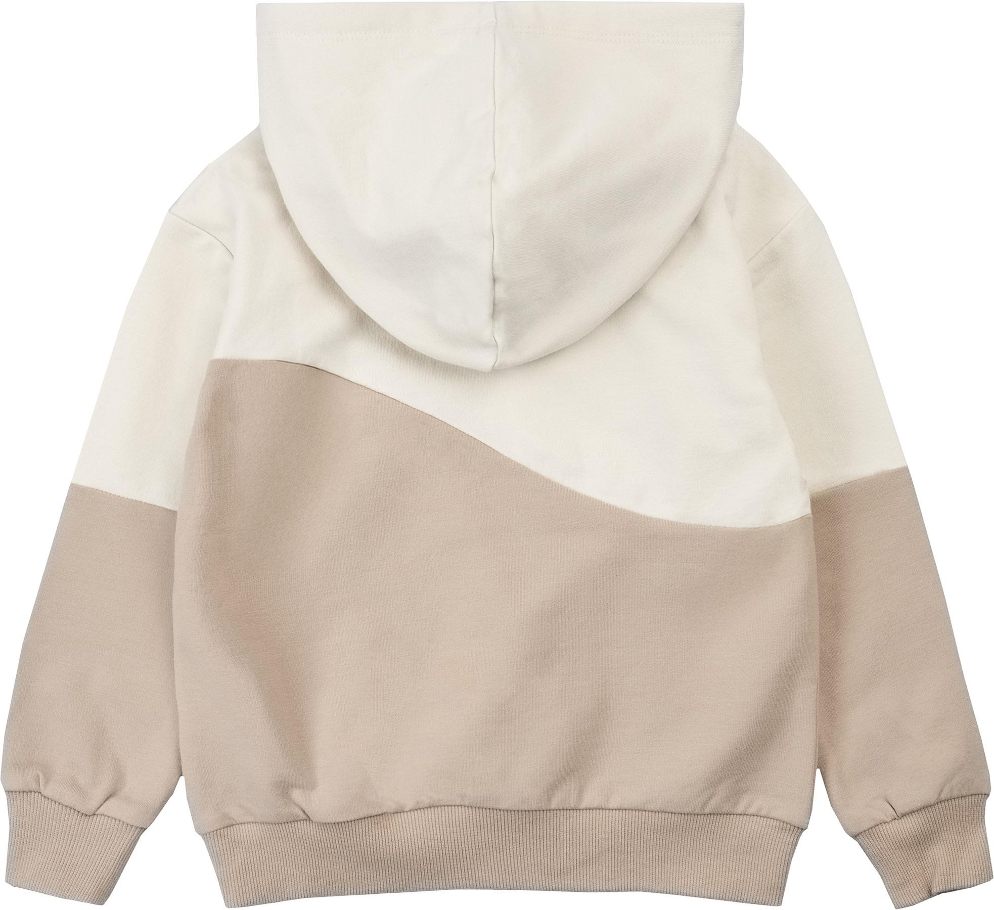 Product gallery image number 2 for product Birch and Taupe Long Sleeve Hooded Sweatshirt - Boys