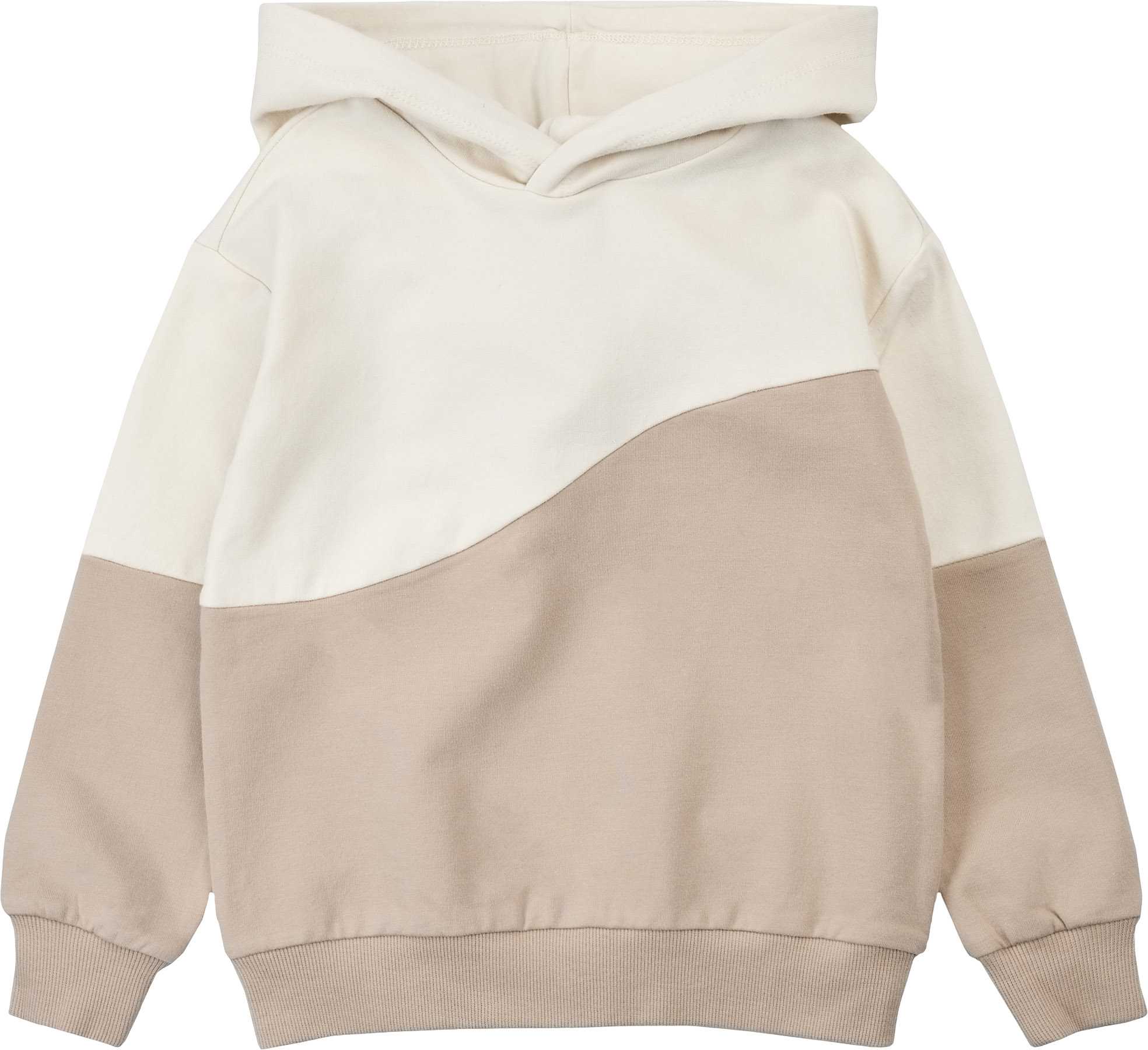 Product image for Birch and Taupe Long Sleeve Hooded Sweatshirt - Boys