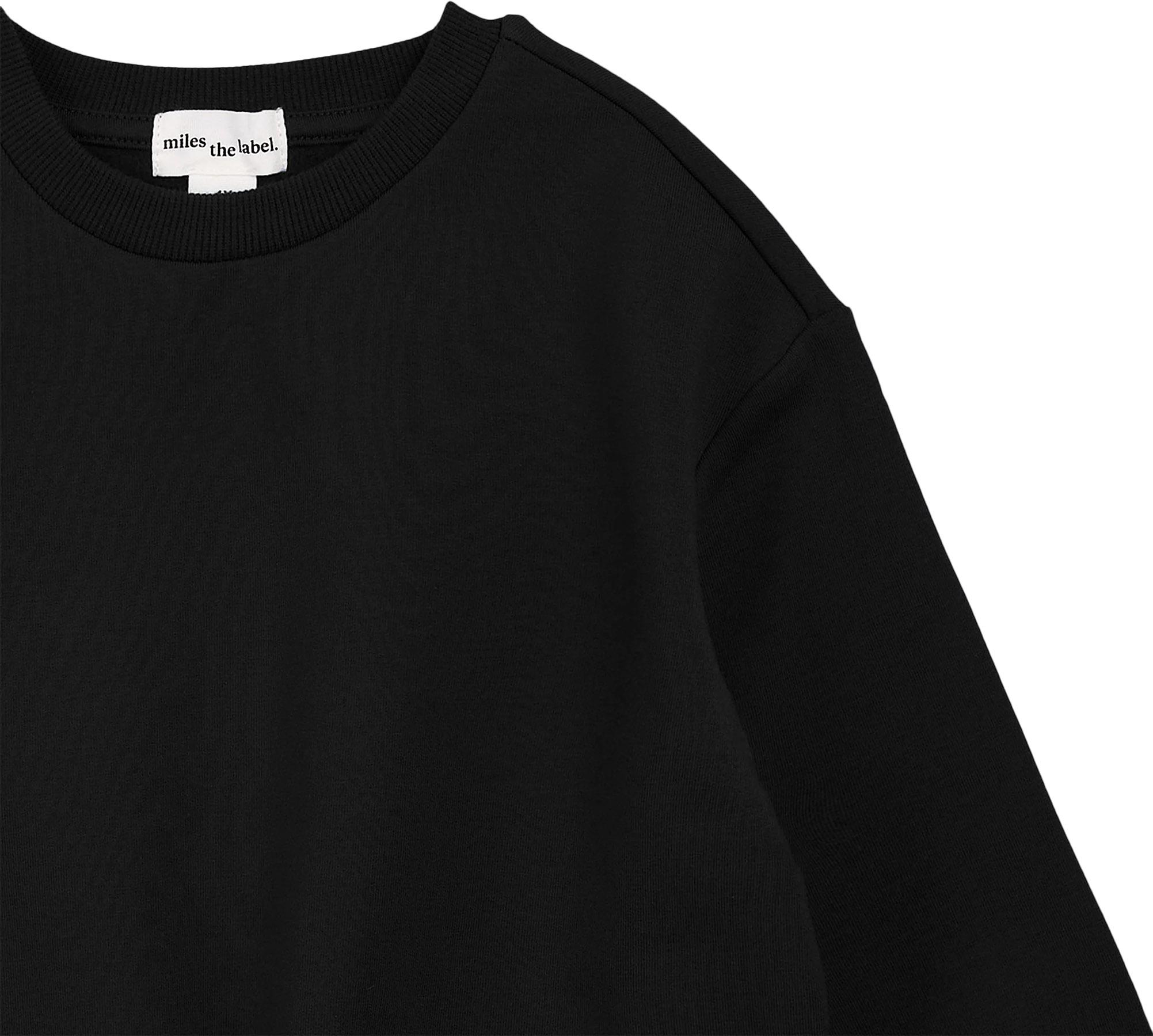 Numéro de l'image de la galerie de produits 2 pour le produit Chandail noir Miles Basics - Garçon
