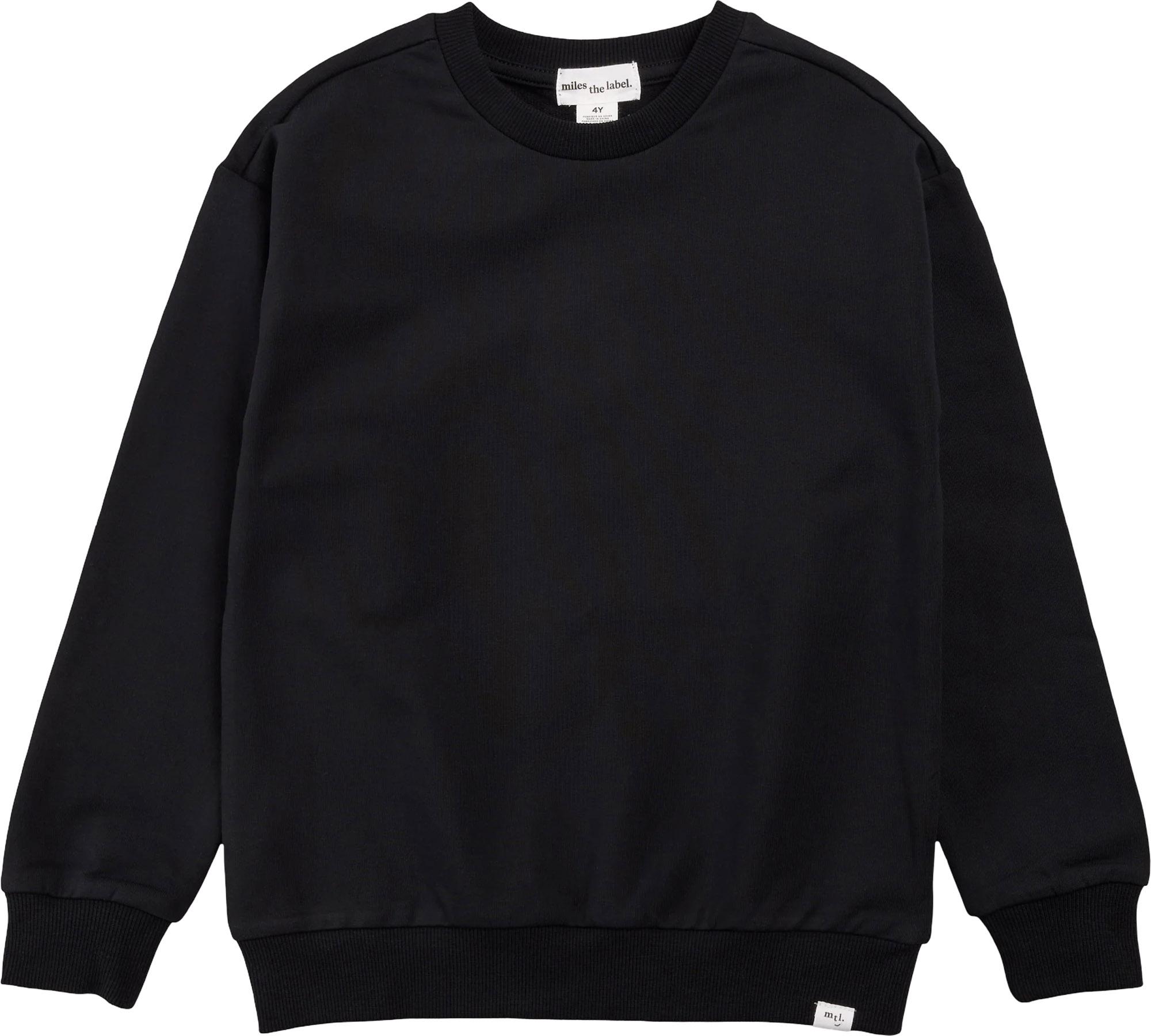Image de produit pour Chandail noir Miles Basics - Garçon