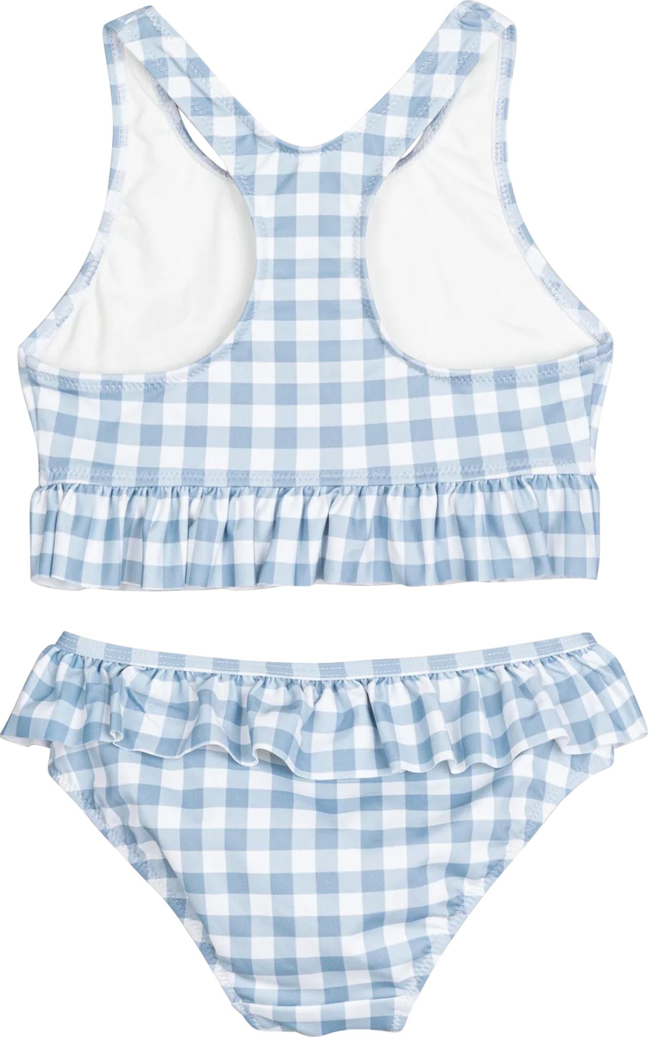 Product gallery image number 2 for product Gingham Print Tankini Two Piece Swimsuit - Girls