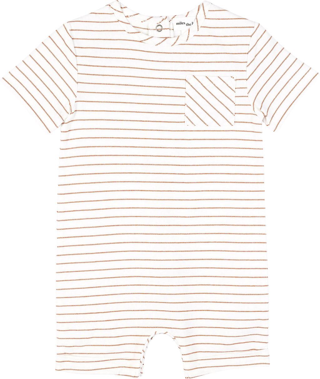Product gallery image number 1 for product Sandstone Dobby Striped Playsuit - Infant