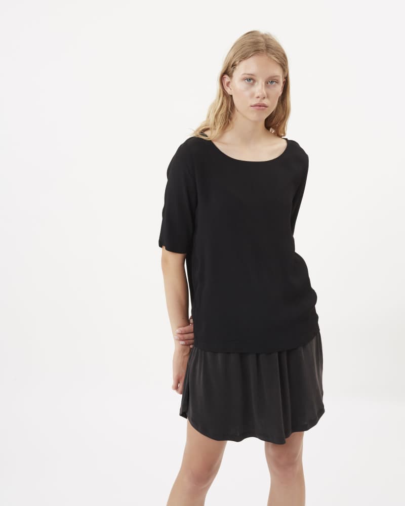 Product gallery image number 4 for product Elvire Short Sleeved Blouse - Women's