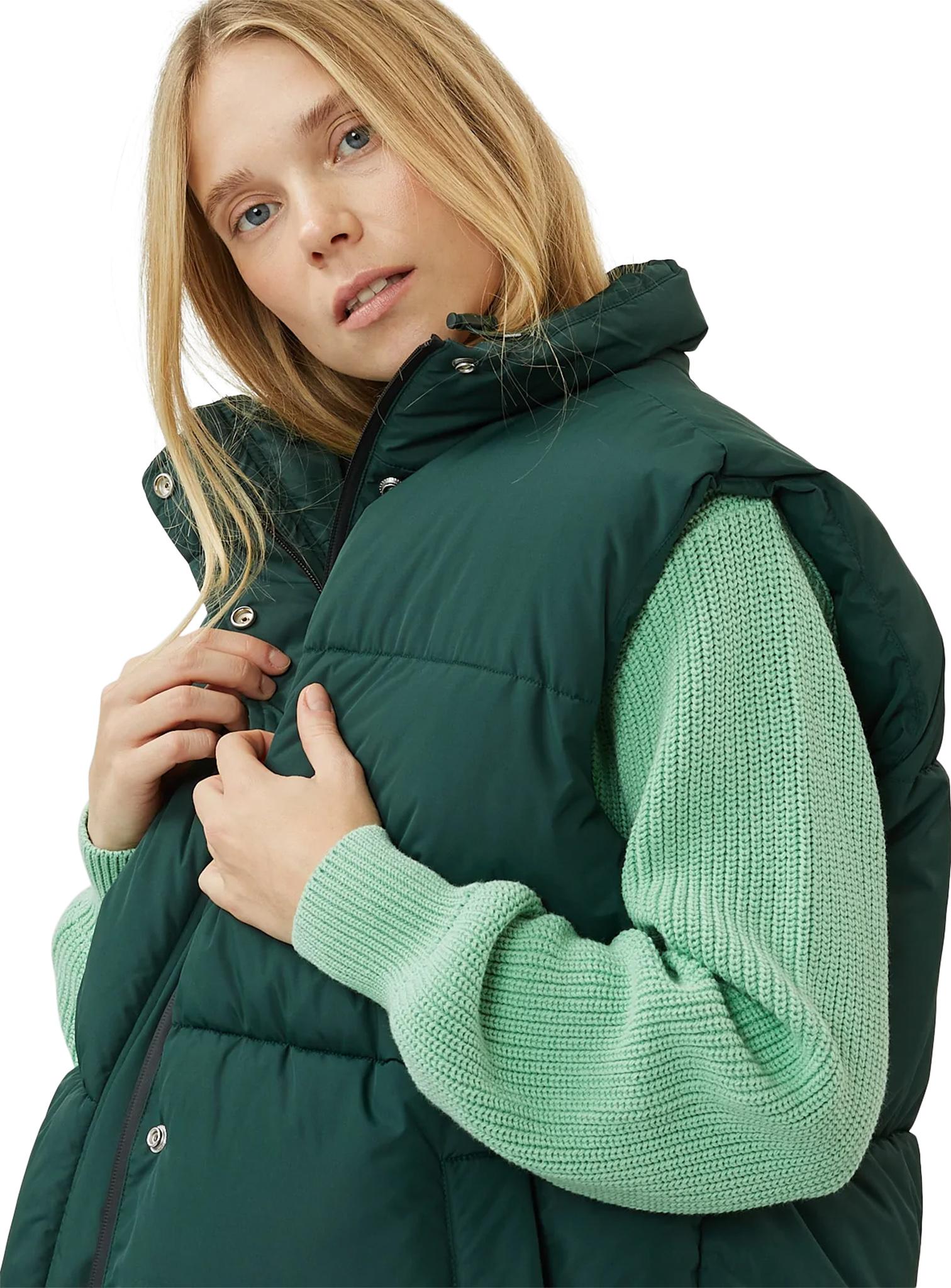 Product gallery image number 4 for product Puffine Long Quilted Waistcoat - Women's