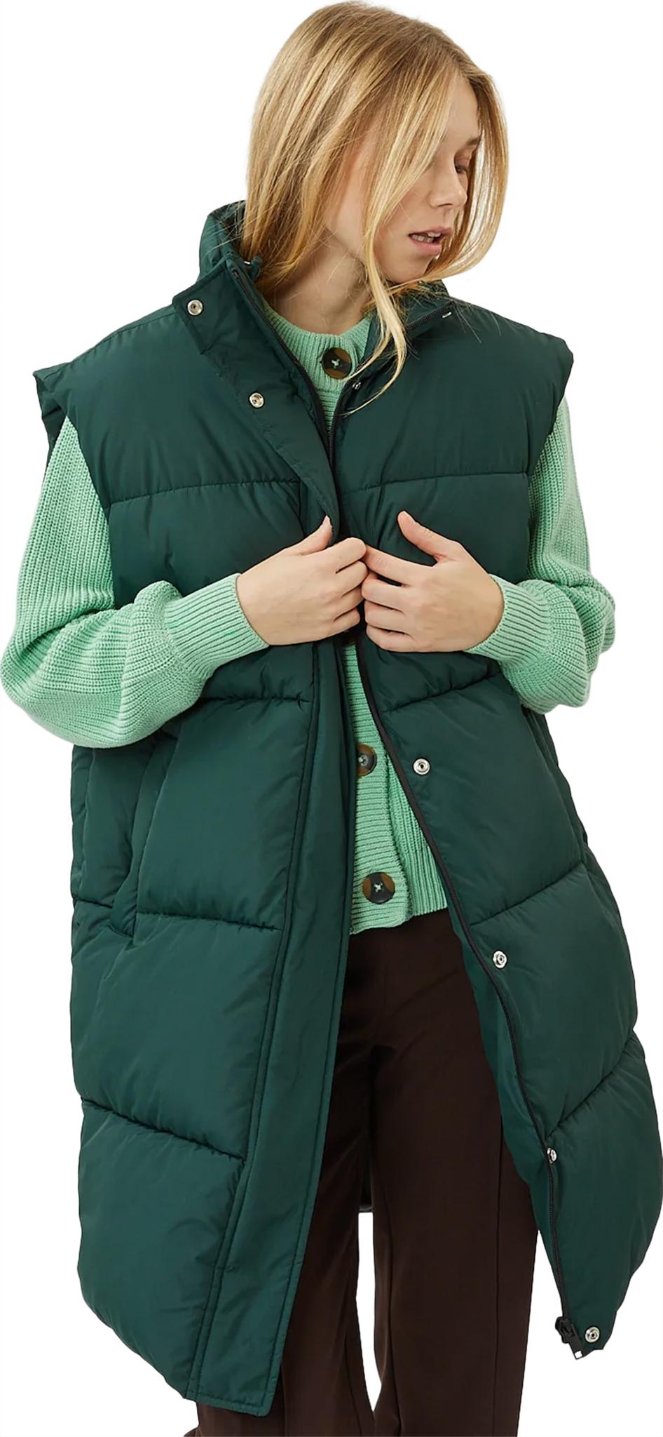 Product gallery image number 5 for product Puffine Long Quilted Waistcoat - Women's