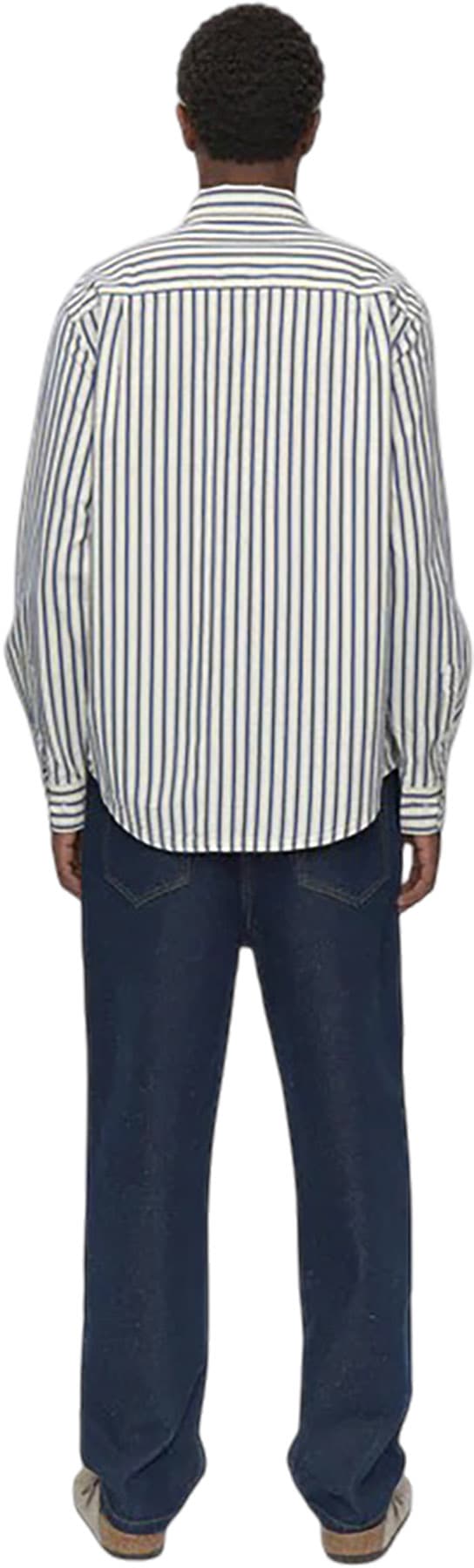 Product gallery image number 3 for product Pedro 4680 Relaxed Long Sleeve Striped Shirt - Men's