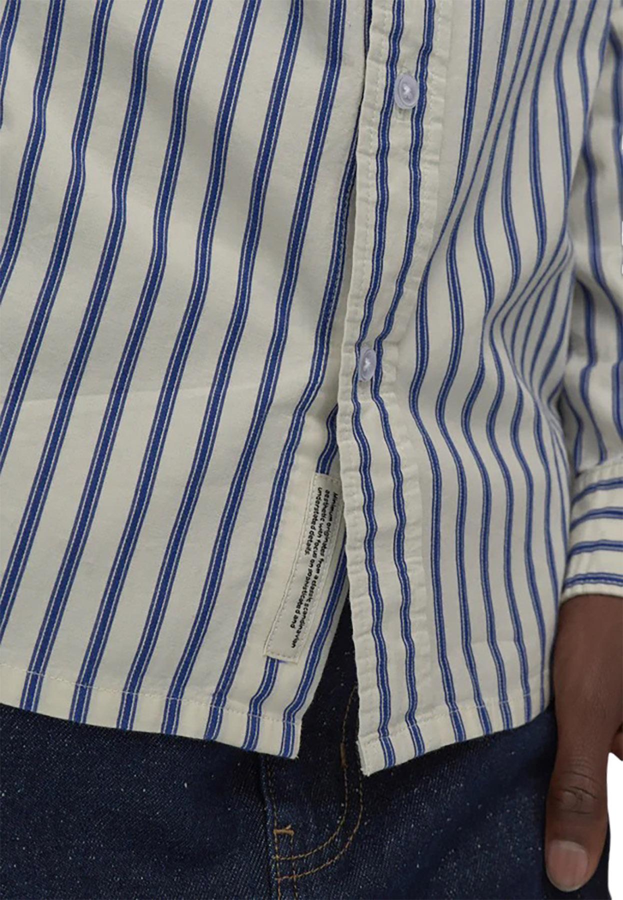 Product gallery image number 4 for product Pedro 4680 Relaxed Long Sleeve Striped Shirt - Men's