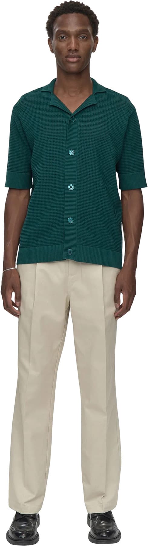 Product gallery image number 7 for product Mason 4177 Crochet Polo Shirt - Men's