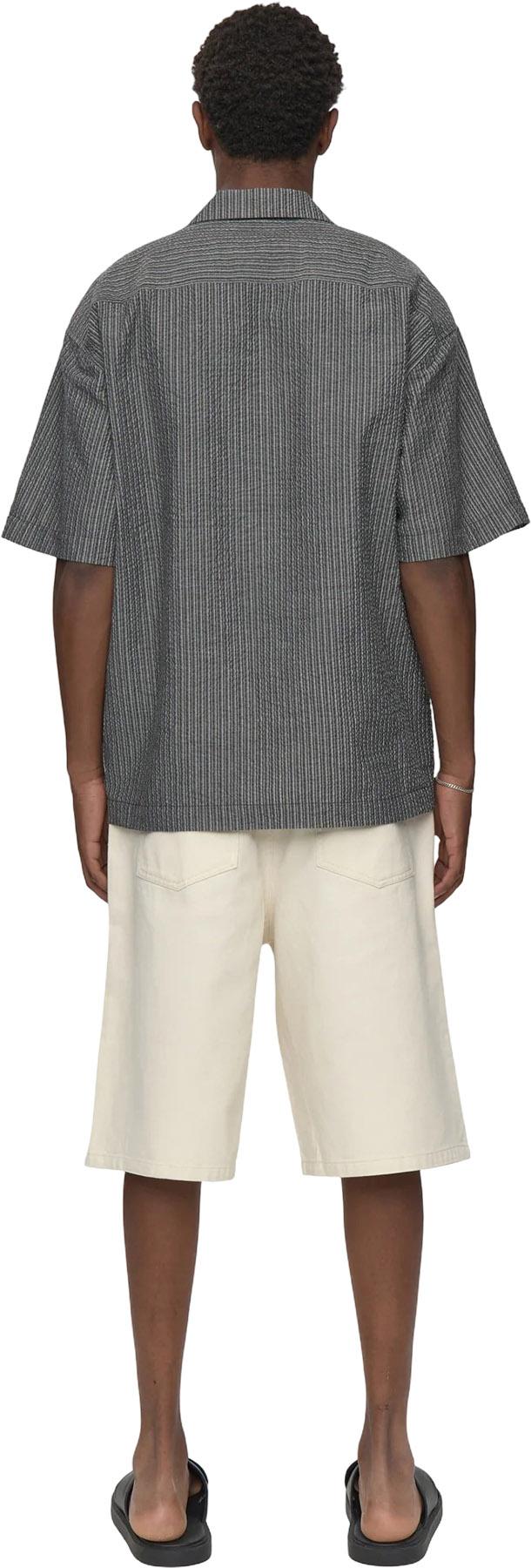 Product gallery image number 3 for product Rhodes 4570 Oversized Short Sleeve Striped Shirt - Men's