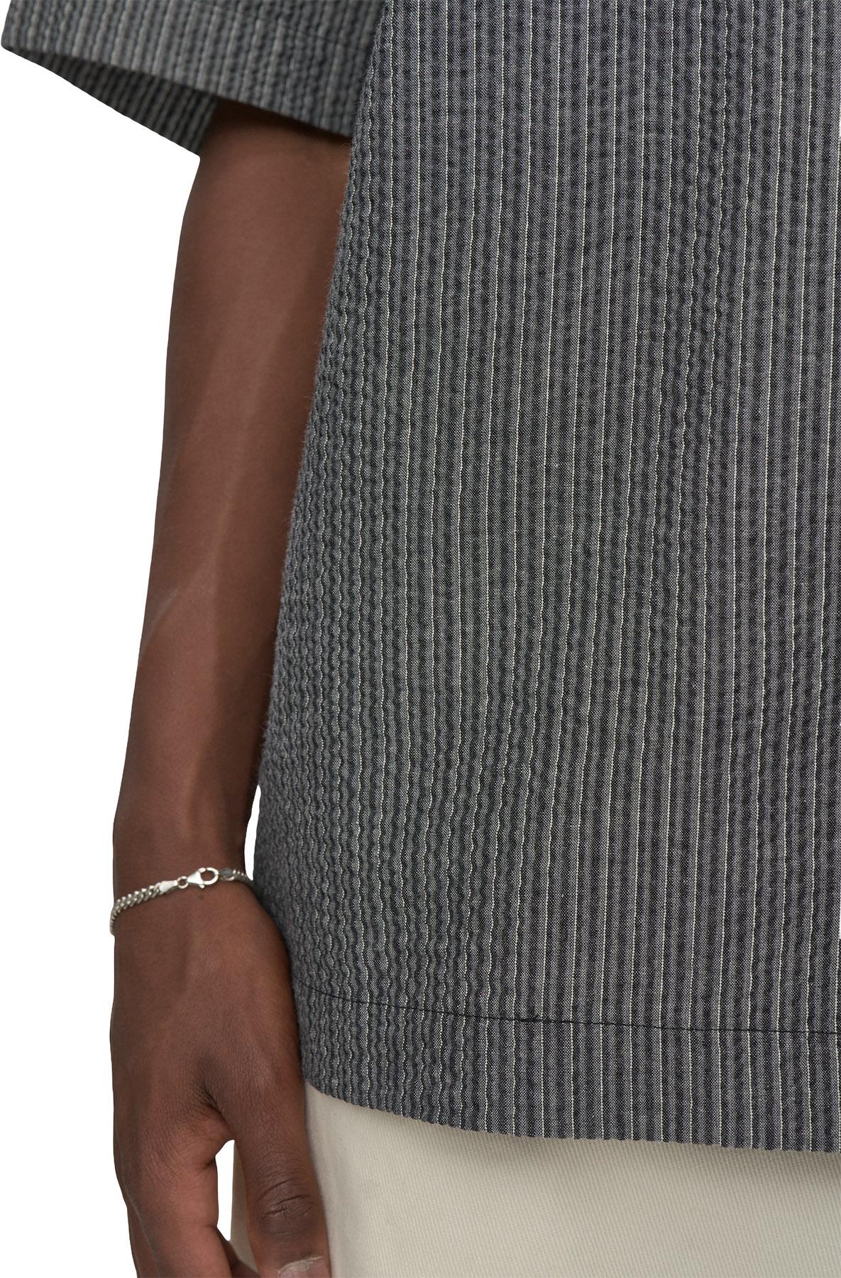 Product gallery image number 5 for product Rhodes 4570 Oversized Short Sleeve Striped Shirt - Men's