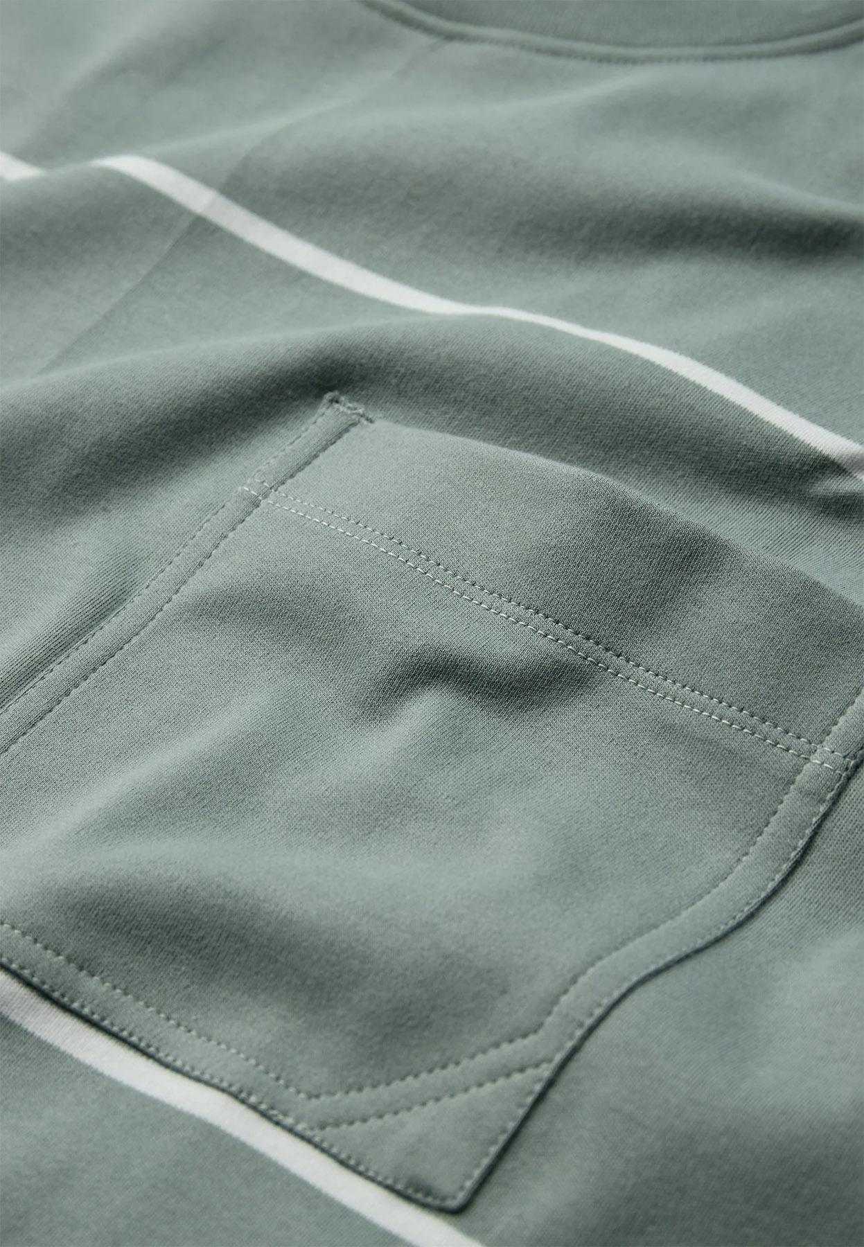 Product gallery image number 3 for product Elias G4613 Oversized Short Sleeve Striped T-Shirt - Men's