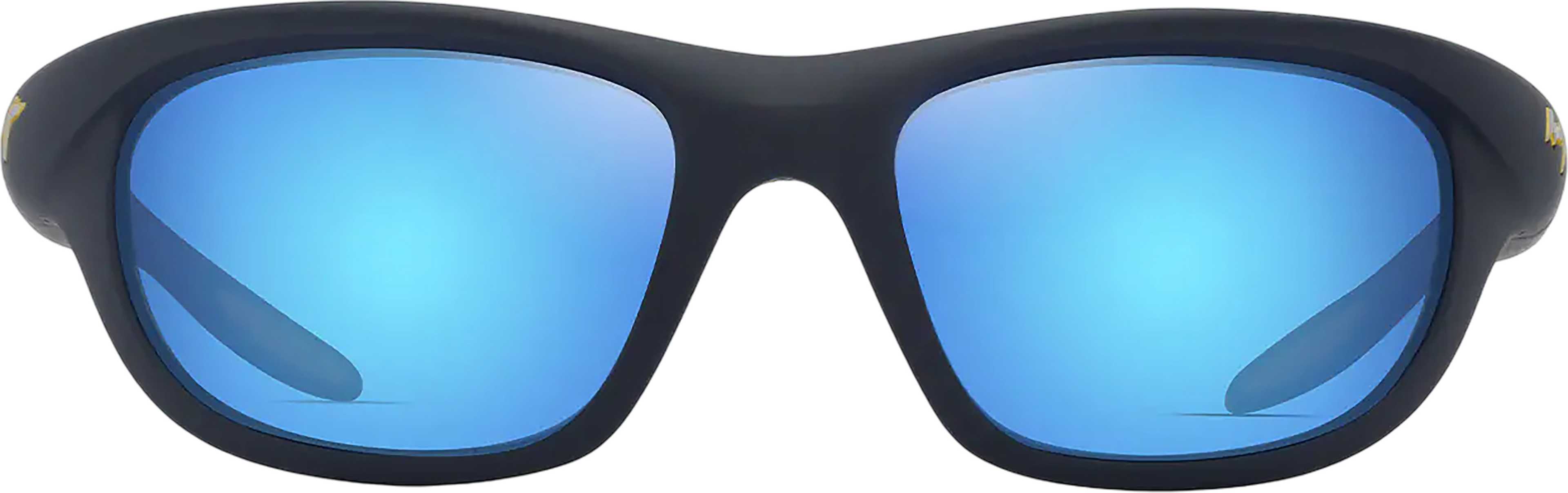 Matte Solid Dark Blue - Yellow - Blue Hawaii