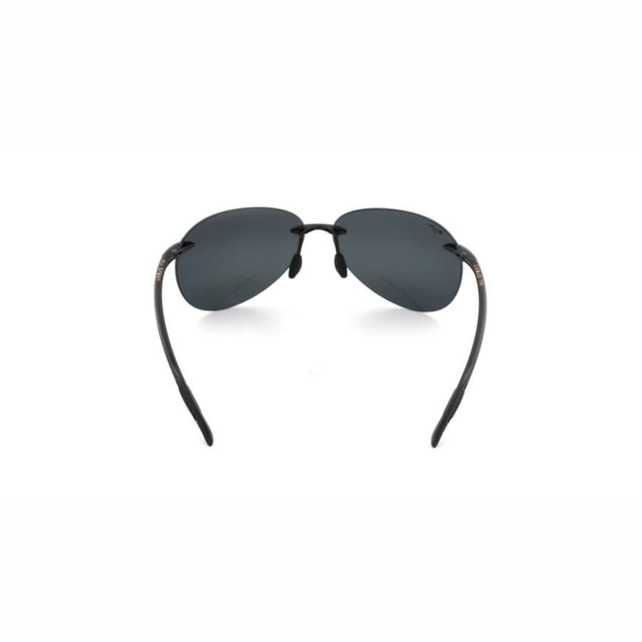 Product gallery image number 2 for product Sugar Beach - Gloss Black Frame - Neutral Grey Polarized Lens Sunglasses