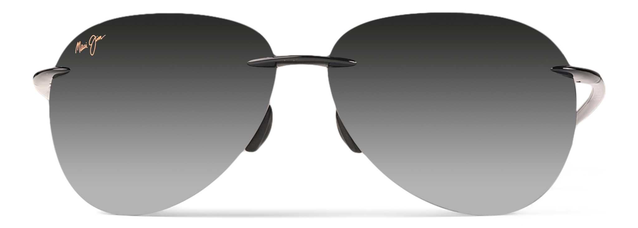Product image for Sugar Beach - Gloss Black Frame - Neutral Grey Polarized Lens Sunglasses