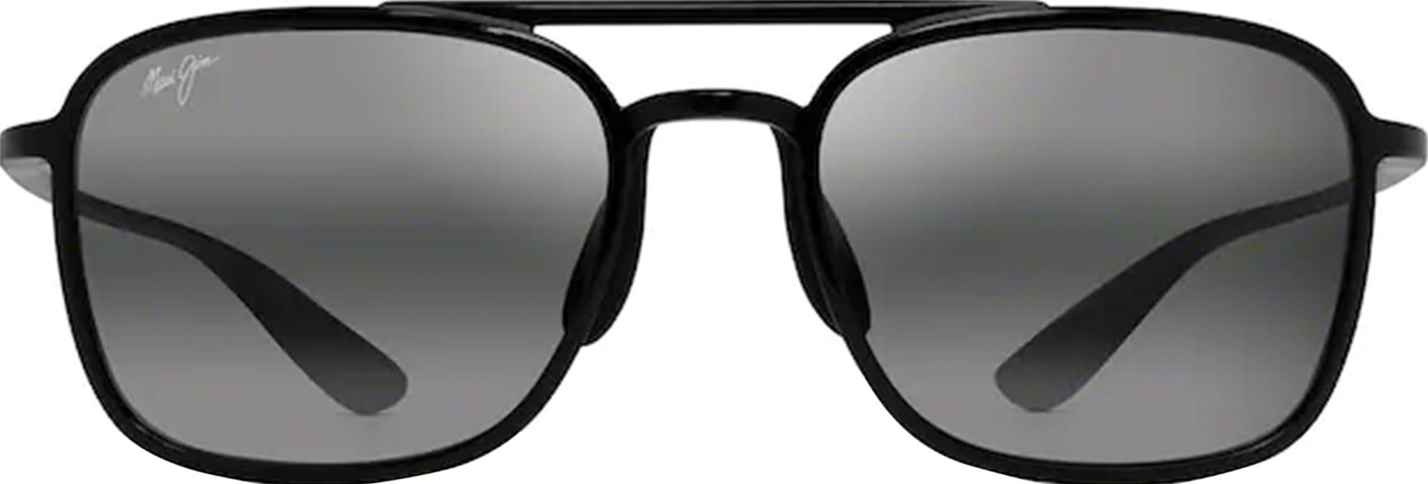 Product gallery image number 3 for product Lunettes de soleil aviateur Keokea - Gloss Black - Lentilles polarisées Neutral Grey