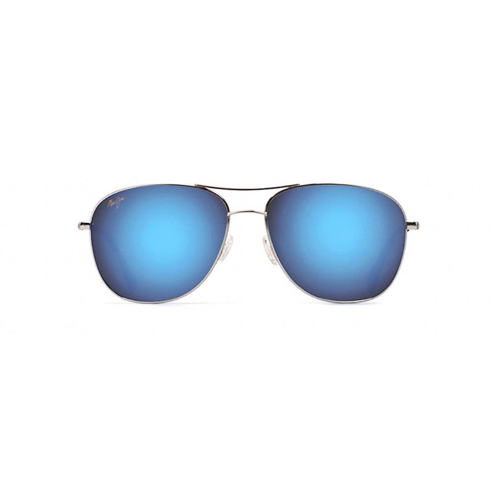 Product gallery image number 3 for product Cliff House - Silver Frame - Blue Hawaii Polarized Lens Sunglasses