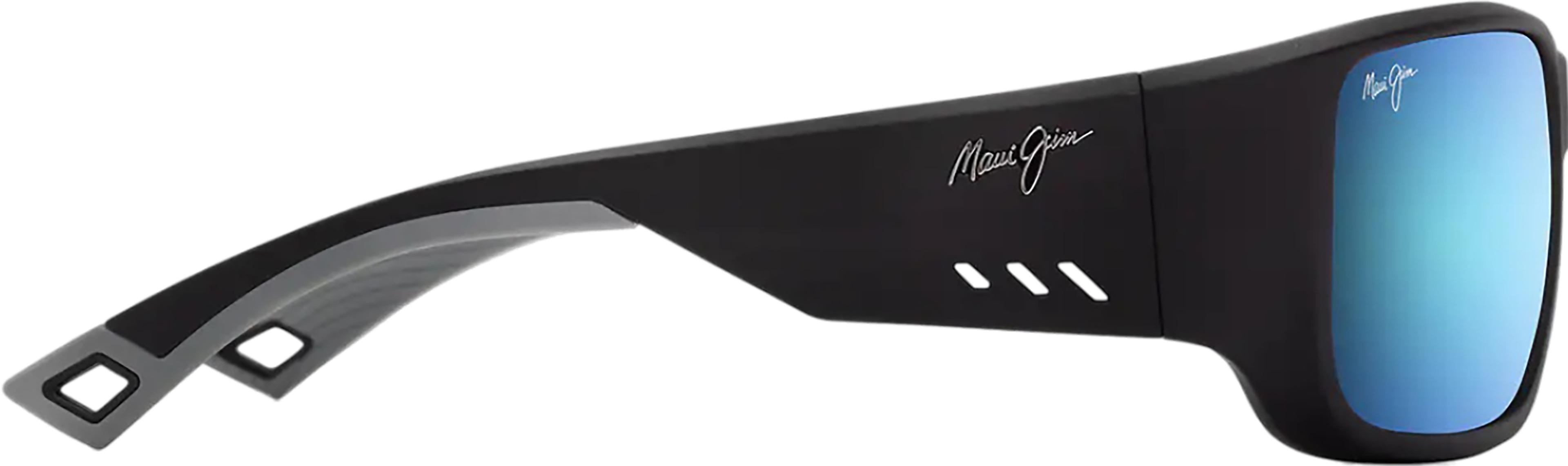Product gallery image number 2 for product Keha Polarised Sunglasses - Matte Black - Blue Hawaii Lens
