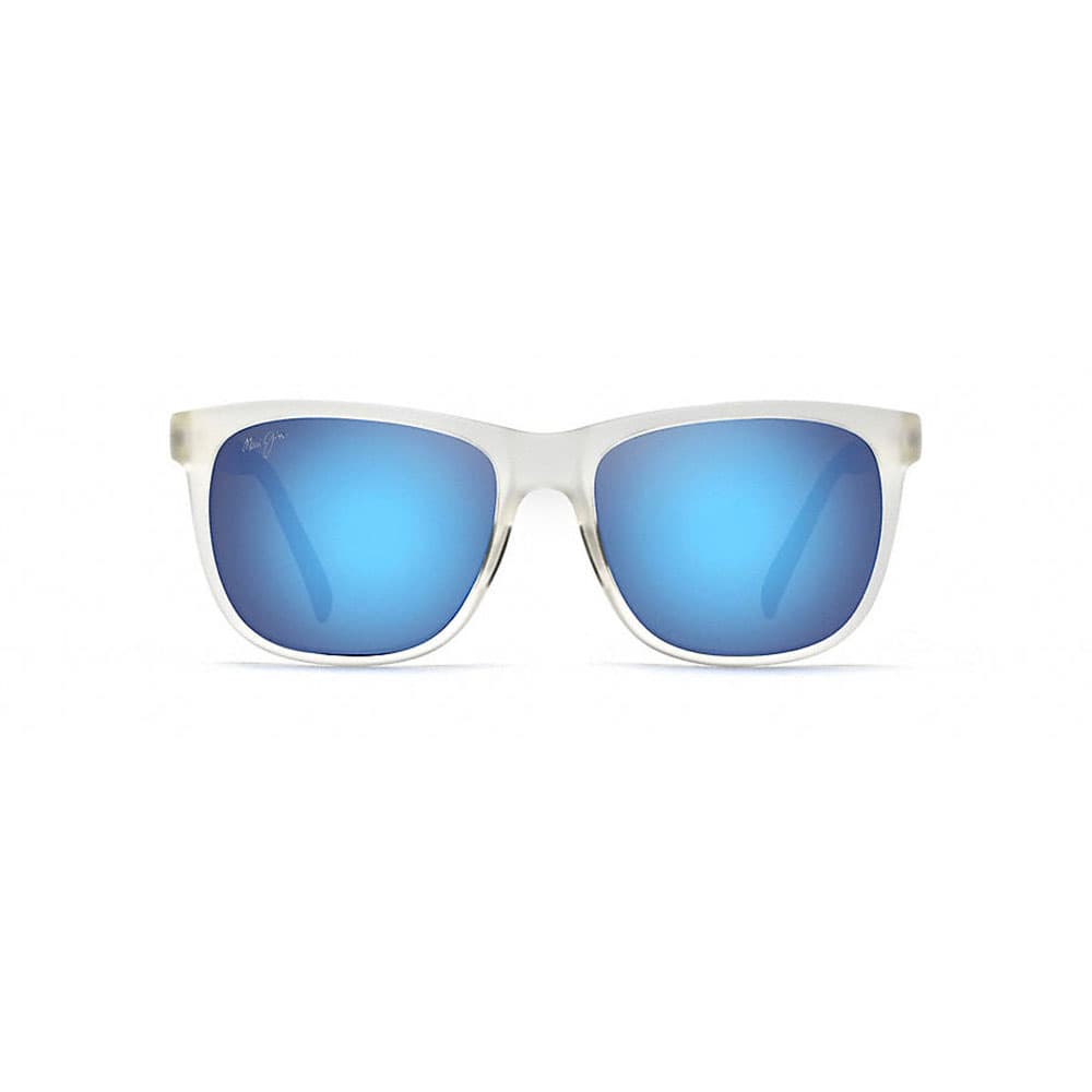 Product gallery image number 3 for product Tail Slide - Frosted Crystal Frame - Blue Hawaii Polarized Lens