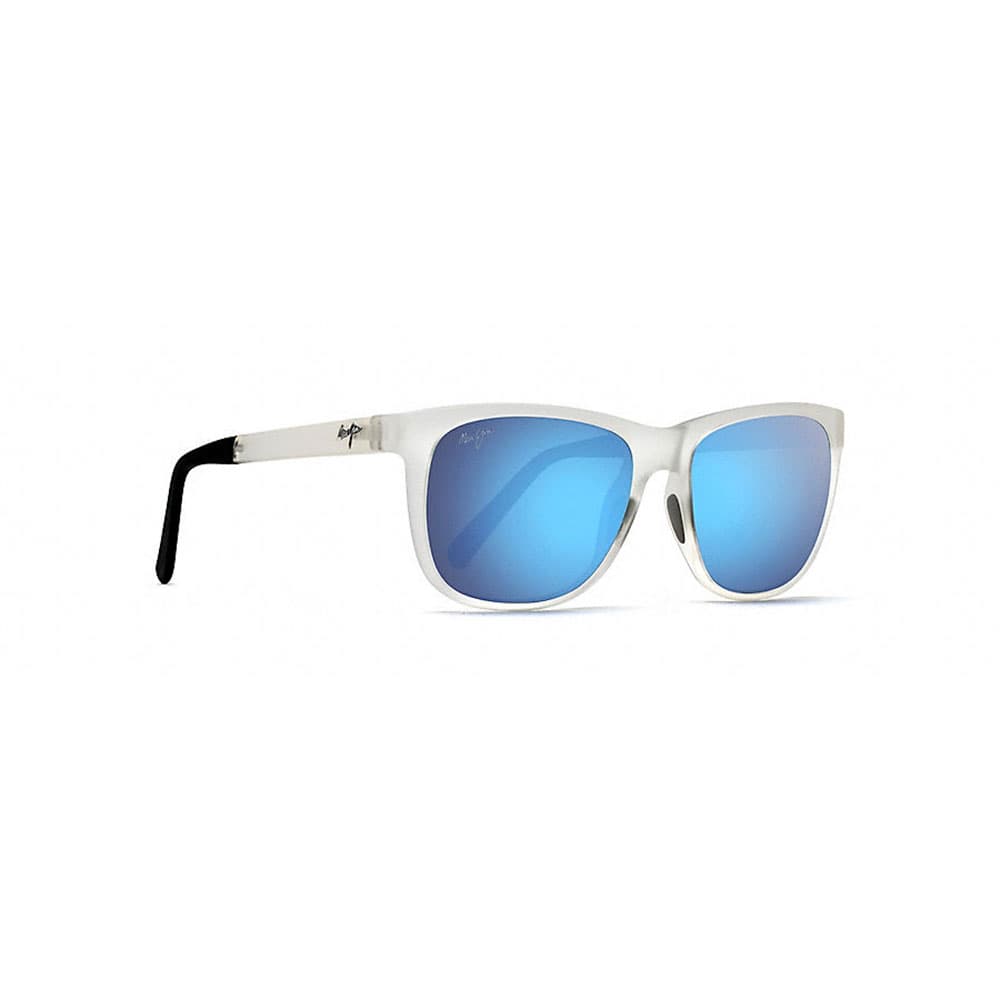 Product gallery image number 1 for product Tail Slide - Frosted Crystal Frame - Blue Hawaii Polarized Lens