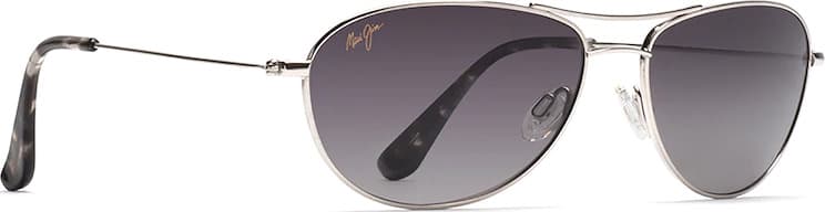Product gallery image number 2 for product Baby Beach - Silver Frame - Neutral Grey Polarized Lens Sunglasses