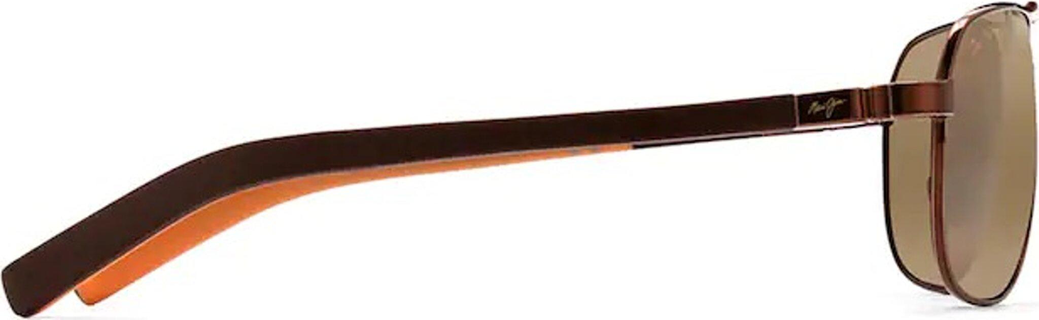 Product gallery image number 2 for product Guardrails Aviator Sunglasses - Metallic Gloss Copper - HCL Bronze Polarized Lens