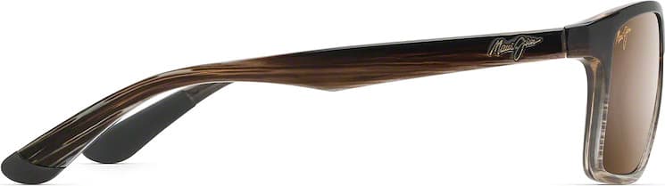 Product gallery image number 3 for product Onshore Polarised Rectangular Sunglasses - HCL® Bronze lens - Chocolate Fade Frame