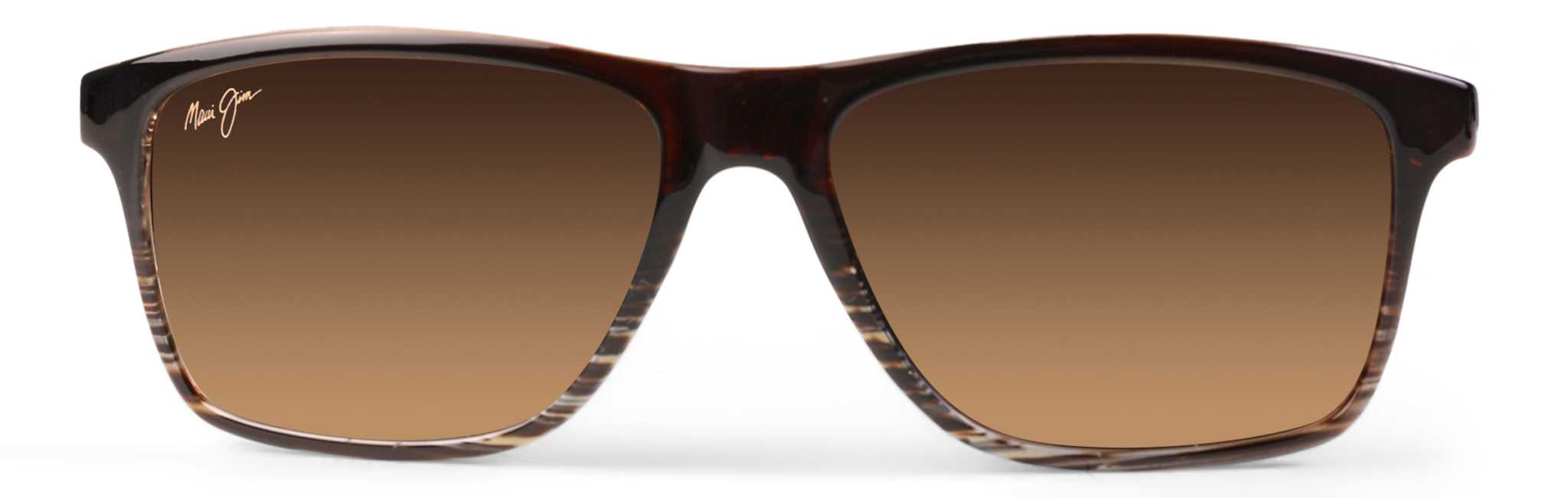 Product image for Onshore Polarised Rectangular Sunglasses - HCL® Bronze lens - Chocolate Fade Frame