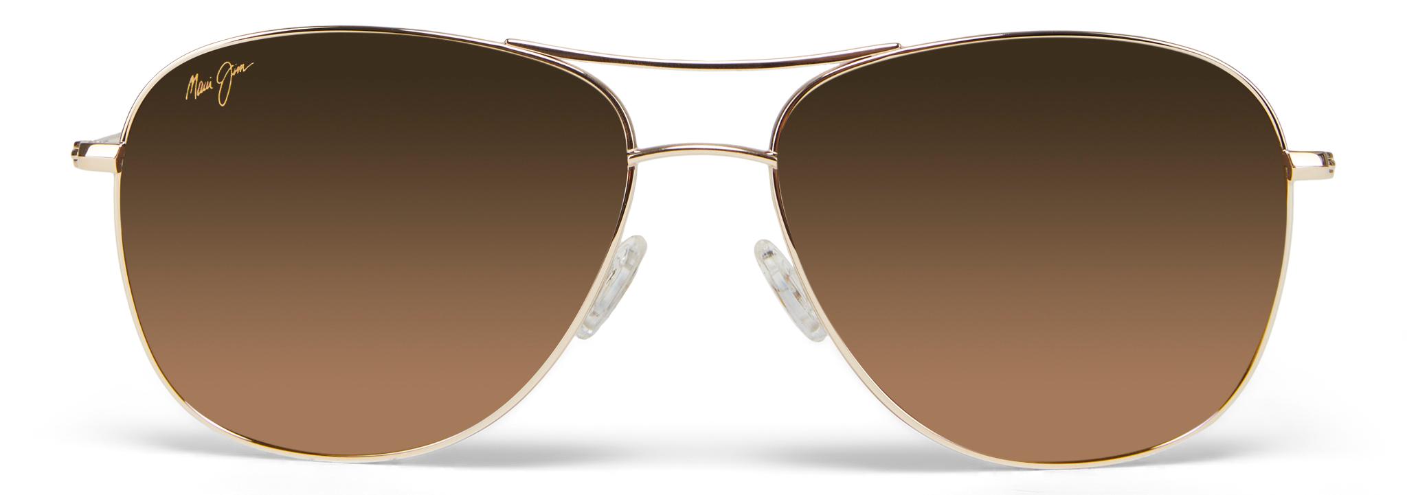 Product gallery image number 1 for product Cliff House - Gold Frame - HCL Bronze Polarized Lens Sunglasses