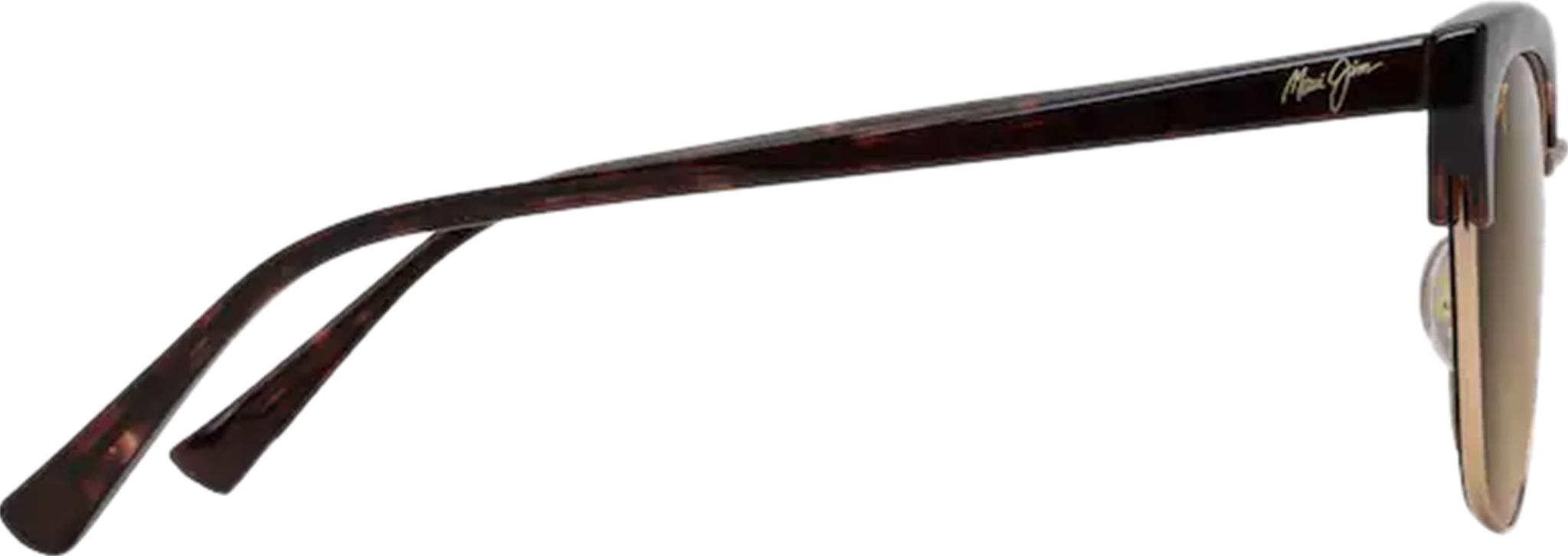 Product gallery image number 3 for product Lokelani Cat Eye Sunglasses - Tortoise With Gold - HCL Bronze Polarized Lens