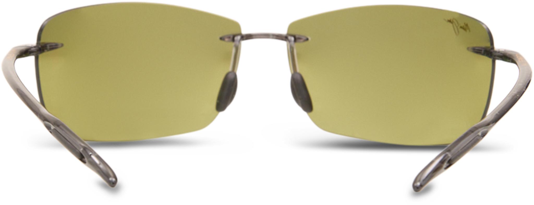 Product gallery image number 2 for product Lighthouse Polarized Rimless Sunglasses - Maui HT™ Lens - Translucent Smoke Grey Frame