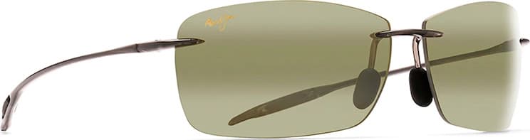 Product image for Lunettes de soleil polarisées percées Lighthouse - Lentille Maui HT™ - Monture gris fumé translucide