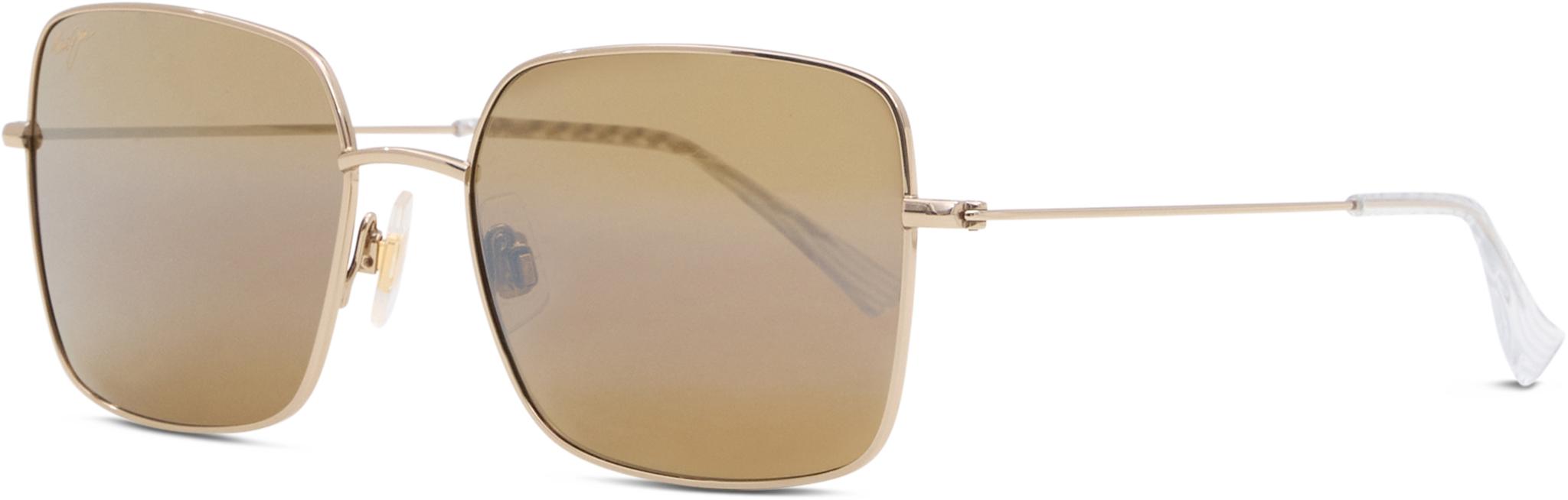 Product gallery image number 4 for product Lipine Sunglasses - Shiny Light Gold - HCL Bronze Lens - Unisex