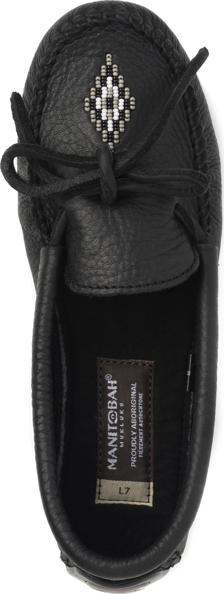 Product gallery image number 4 for product Canoe Grain Leather Moccasin - Women's