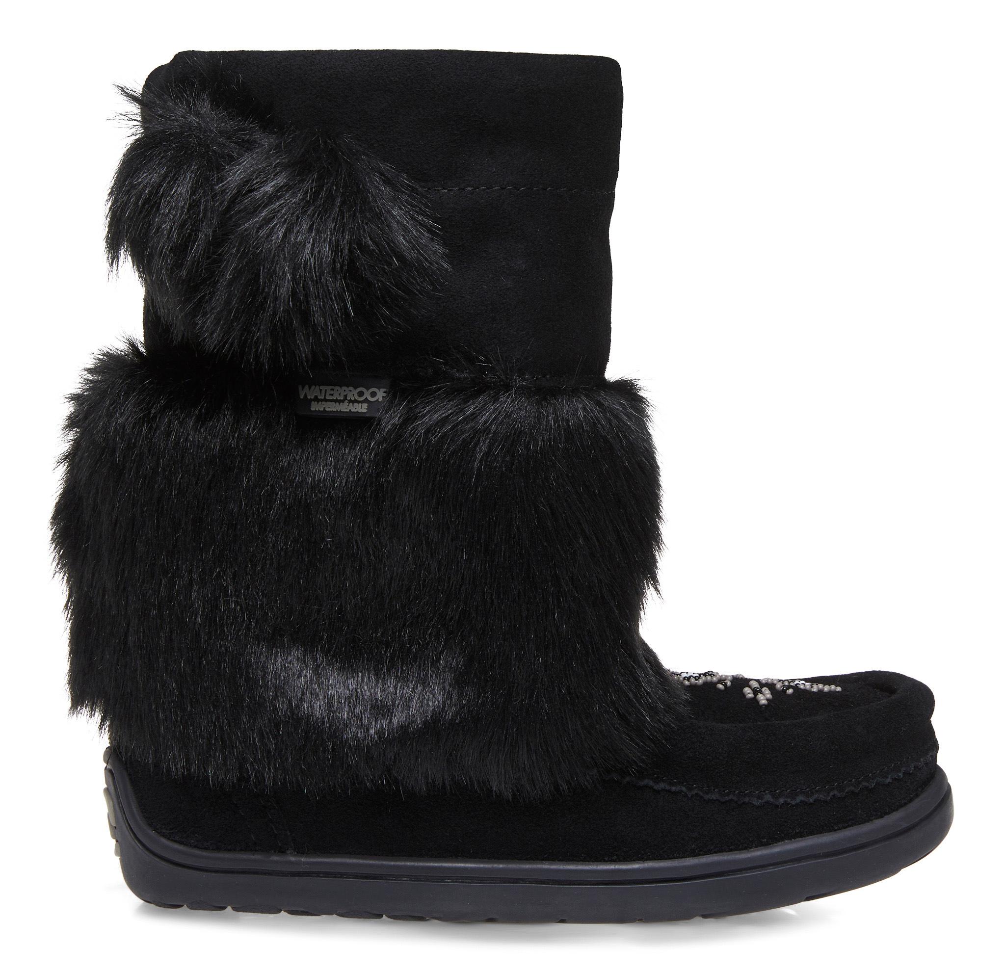 Product gallery image number 1 for product Snowy Owlet Faux Fur Waterproof Mukluk Boots - Kids