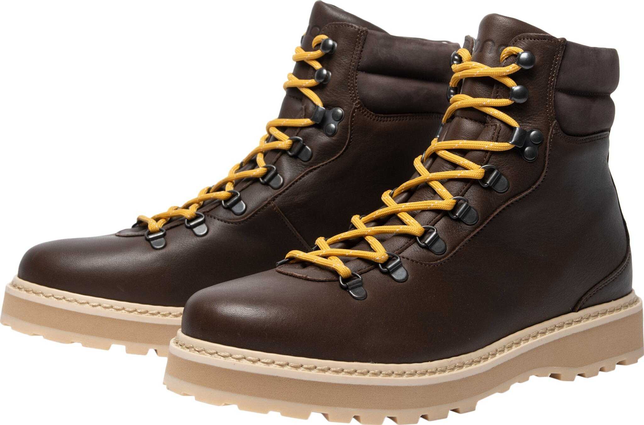 Product image for Hiking Grained Cow Leather Shearling Lined Hiking Boots - Men's