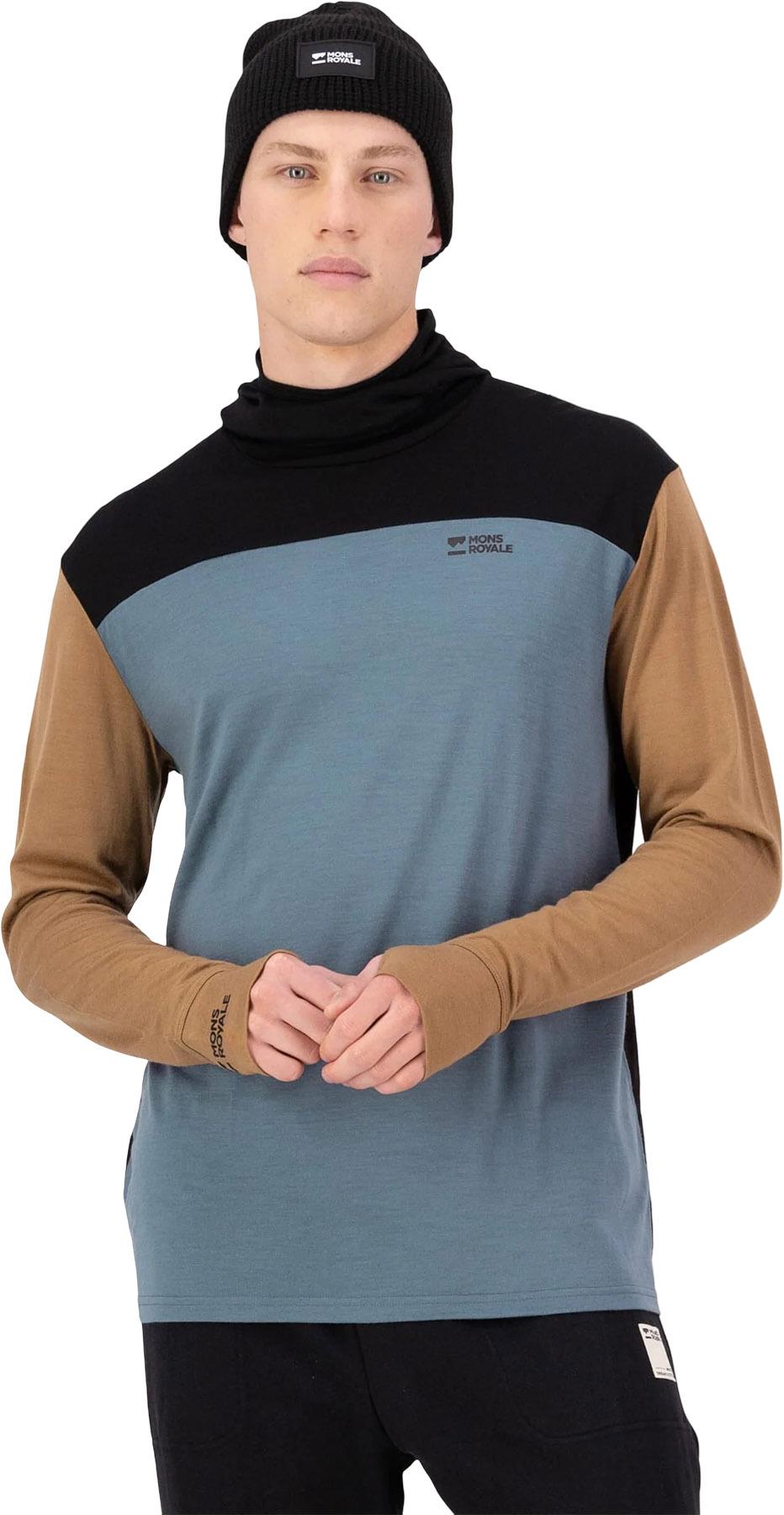 Product gallery image number 3 for product Yotei Powder Hood Long Sleeve - Homme