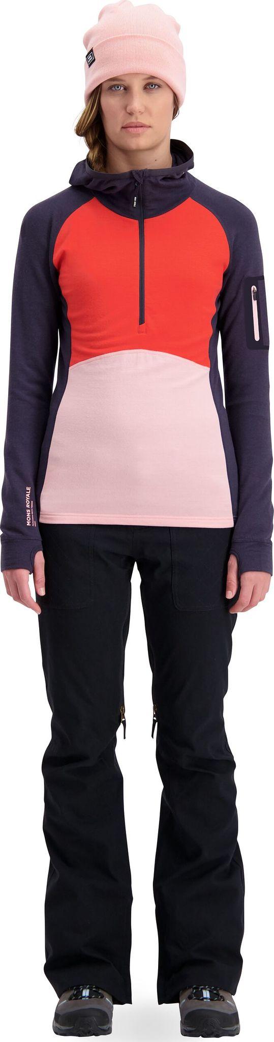 Product gallery image number 4 for product Ascend Midi Half Zip Hood - Women's