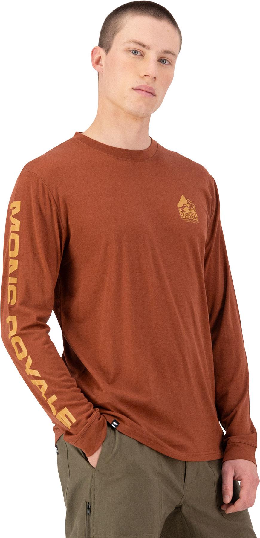 Product gallery image number 4 for product Icon Merino Air-Con Long Sleeve T-Shirt - Men's