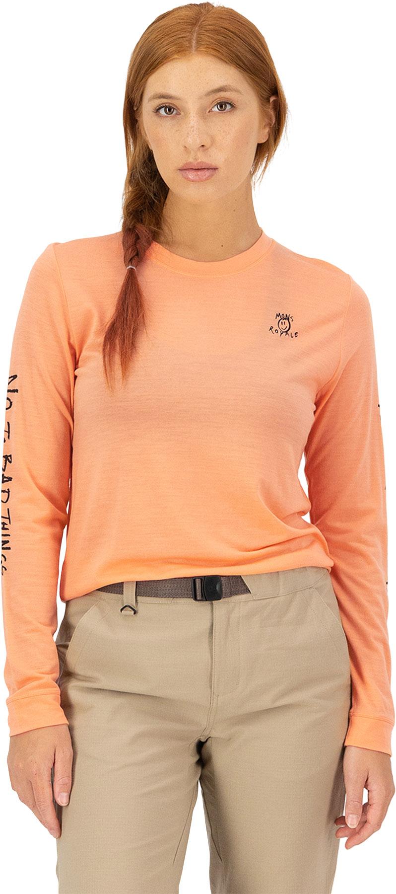 Product gallery image number 3 for product Icon Merino Air-Con Relaxed Fit Long Sleeve T-Shirt - Women's