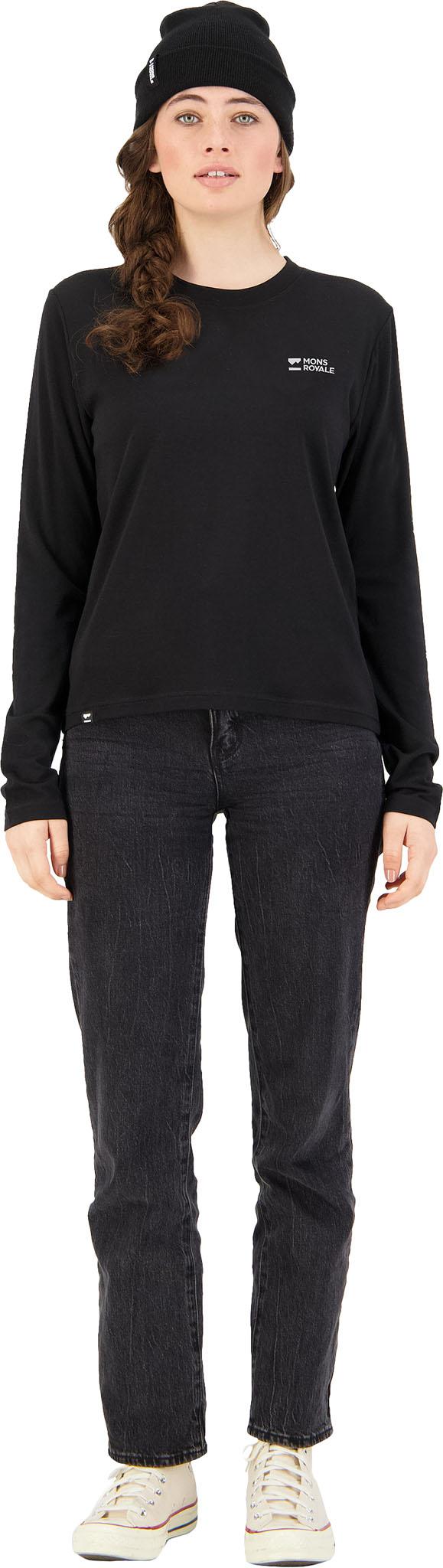 Product gallery image number 4 for product Icon Merino Air-Con Relaxed Long Sleeve - Women's