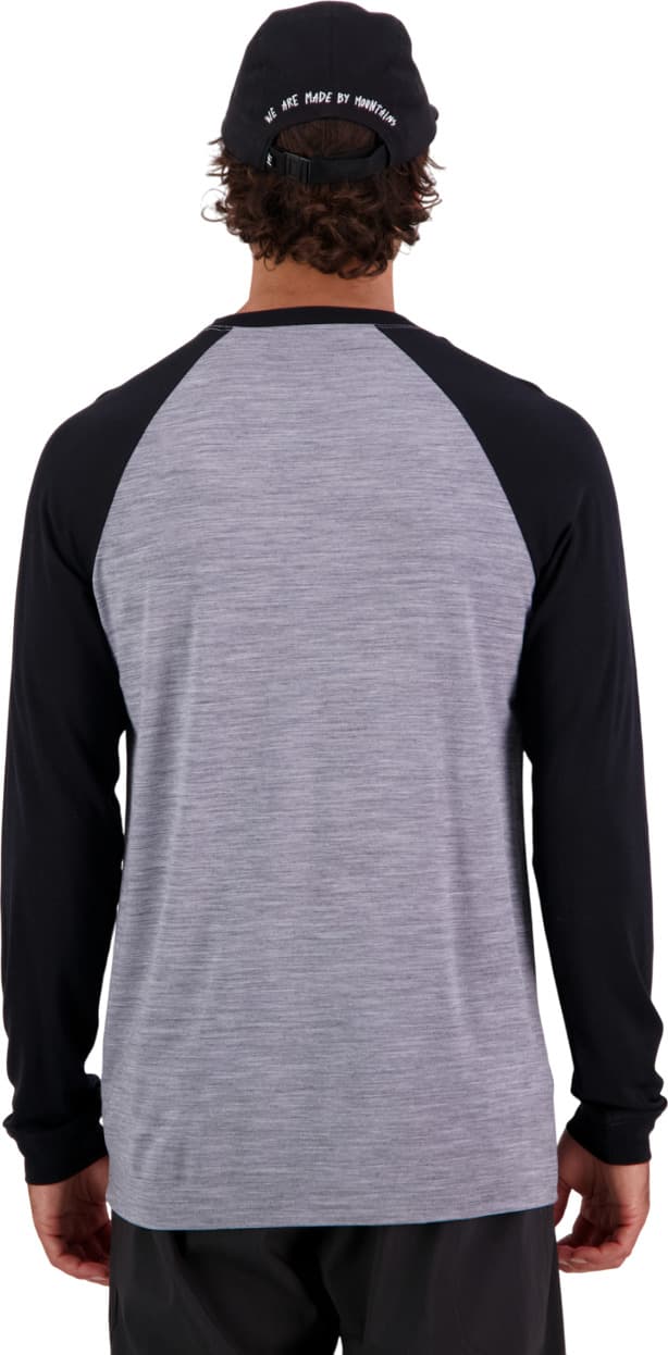 Numéro de l'image de la galerie de produits 4 pour le produit T-shirt à manches longues raglan en mérinos Icon - Homme