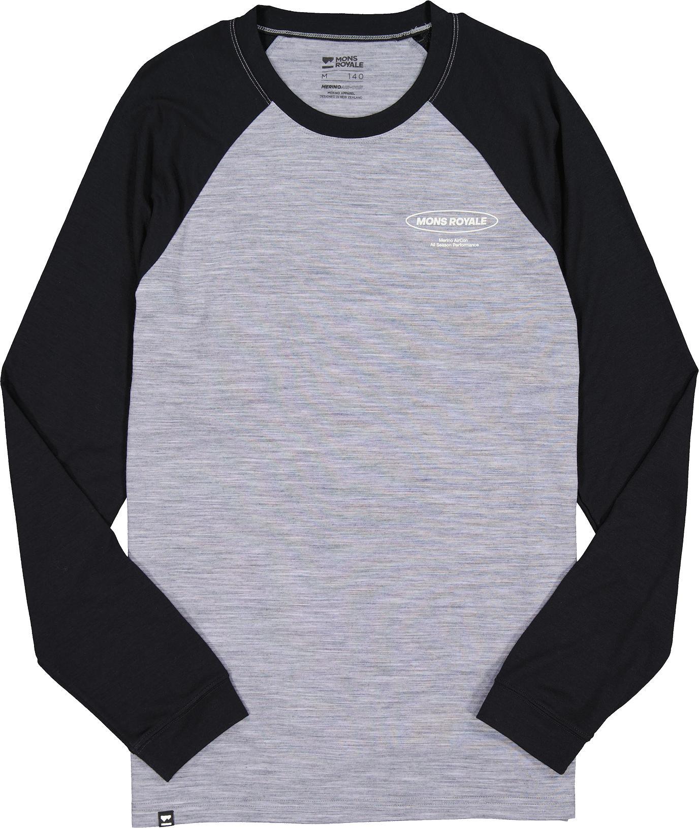 Numéro de l'image de la galerie de produits 2 pour le produit T-shirt à manches longues raglan en mérinos Icon - Homme