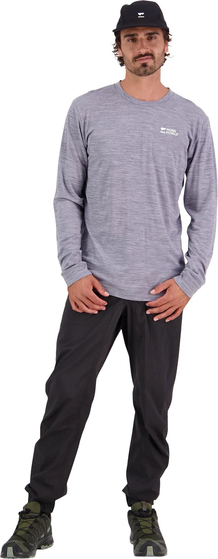Numéro de l'image de la galerie de produits 3 pour le produit T-shirt à manches longues raglan en mérinos Icon - Homme