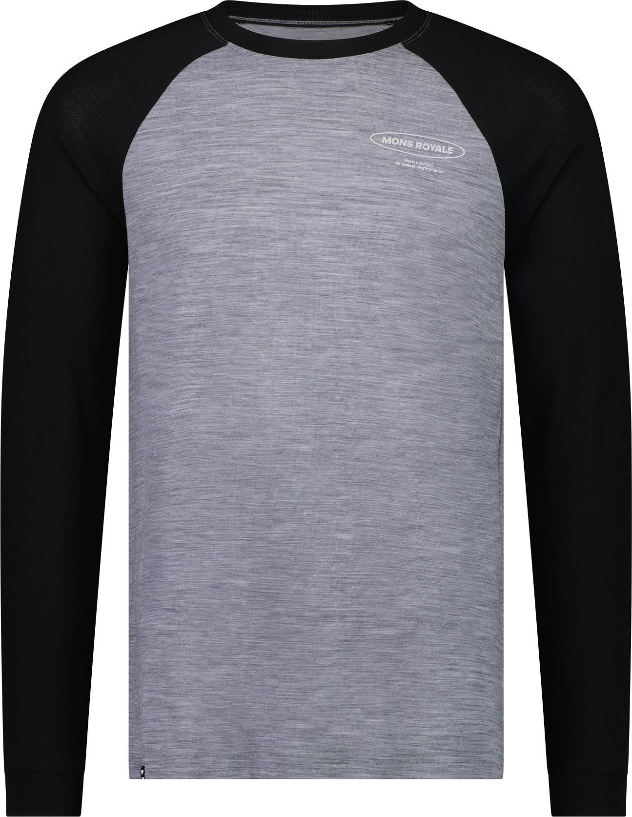 Image de produit pour T-shirt à manches longues raglan en mérinos Icon - Homme
