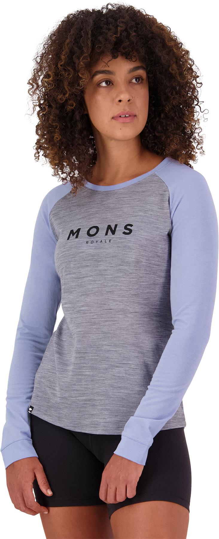 Product gallery image number 3 for product Icon Merino Raglan Long Sleeve T-Shirt - Women's